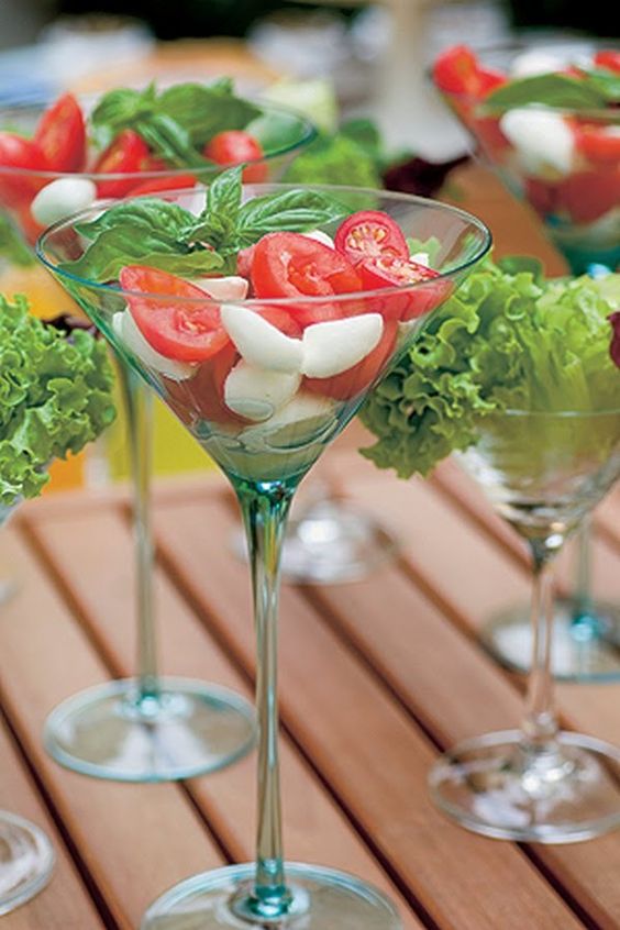 Salada na taça